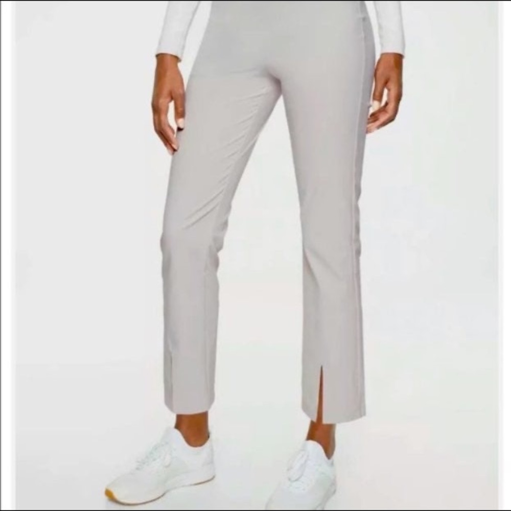 Athleta Front Slit Wander Slim Crop Pant